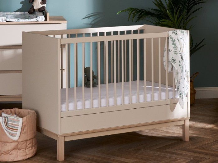 Obaby Astrid Mini Cot Bed - Satin | Baby Snooze