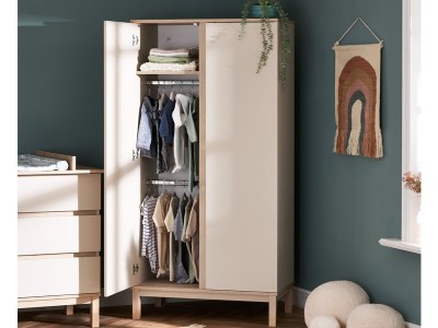 Obaby Astrid Double Wardrobe - Satin | Baby Snooze