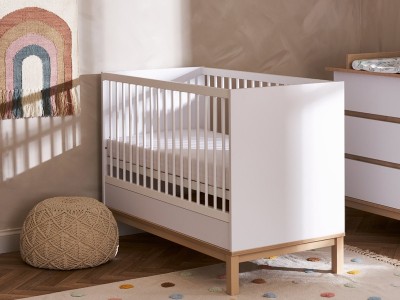 Obaby Astrid Mini Cot Bed - White | Baby Snooze