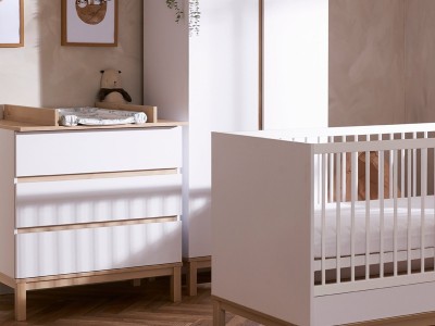 Obaby Astrid 3 Piece Room Set - White | Baby Snooze