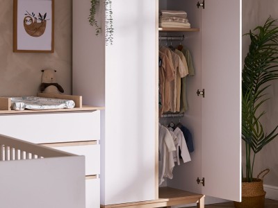 Obaby Astrid 3 Piece Room Set - White | Baby Snooze