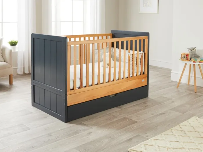 ABI cot bed | modern cotbed | toddler bed | cotbed with drawer storage