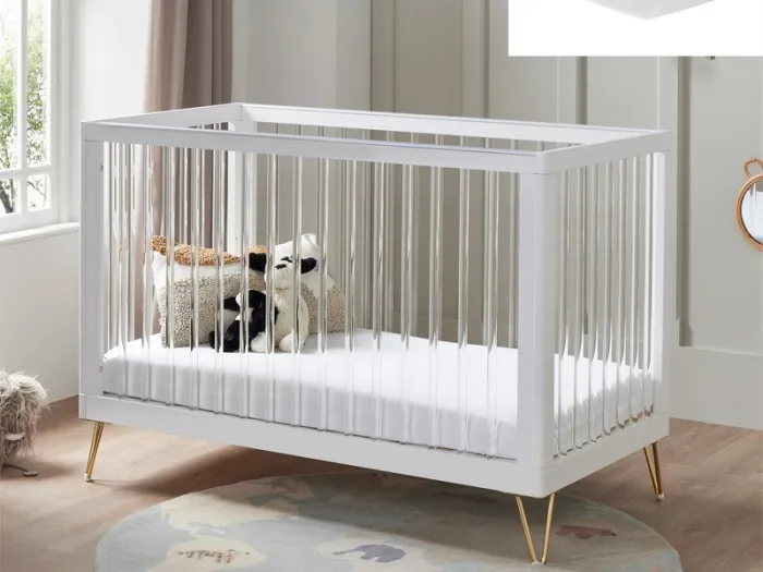 Babymore Kimi cot bed - Acrylic