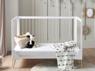 Babymore Kimi cot bed - Acrylic | Baby Snooze