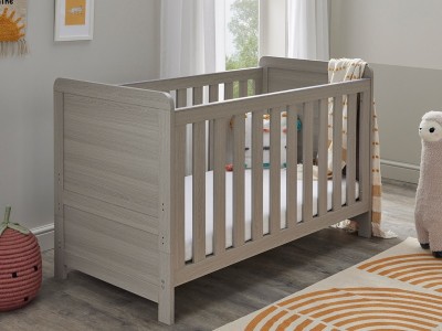 Babymore Caro Cot Bed - Grey Wash | Baby Snooze