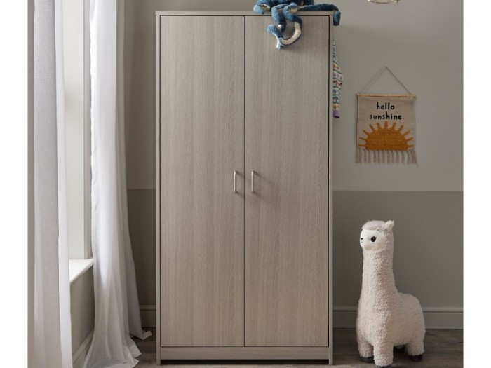 Babymore Caro Wardrobe - Grey Wash | Baby Snooze
