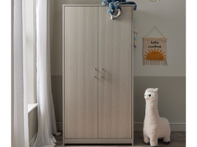 Babymore Caro Wardrobe - Grey Wash | Baby Snooze