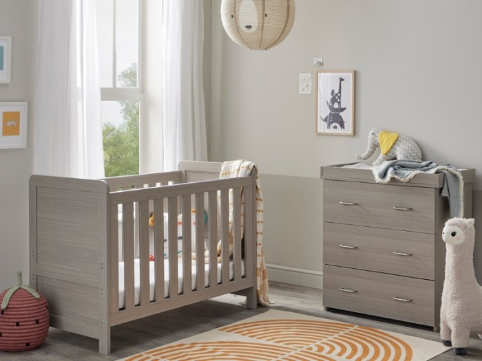 Caro Mini 2 Piece Room Set - Grey Wash | Babymore