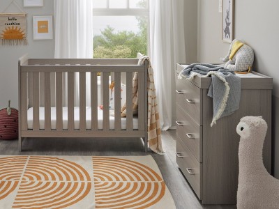 Caro Mini 2 Piece Room Set - Grey Wash | Babymore
