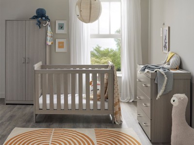 Caro Mini 3 Piece Room Set - Grey Wash | Babymore