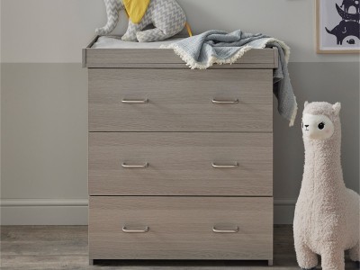 Caro Mini 3 Piece Room Set - Grey Wash | Babymore