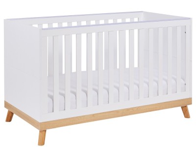 Babymore Mona Cot Bed - White | Baby Snooze