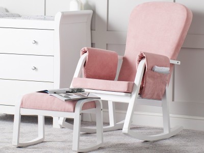 Ickle Bubba Dursley Rocking Chair and Stool | Baby Snooze