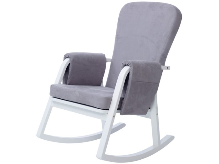 Ickle Bubba Dursley Rocker Chair - Pearl Grey | Baby Snooze