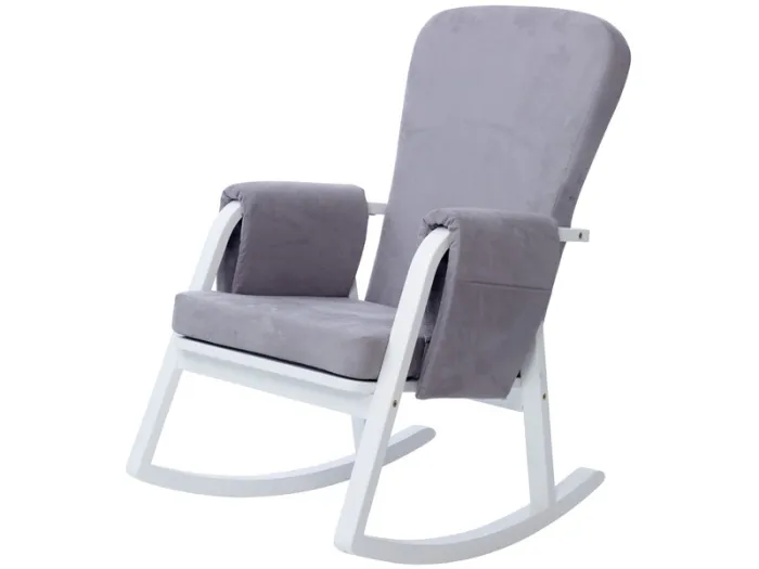 Ickle Bubba Dursley Rocker Chair - Pearl Grey
