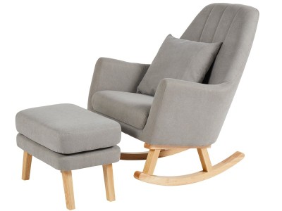 Ickle Bubba Eden Deluxe Nursery Chair and Stool | Baby Snooze