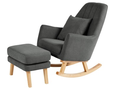 Ickle Bubba Eden Deluxe Nursery Chair and Stool | Baby Snooze