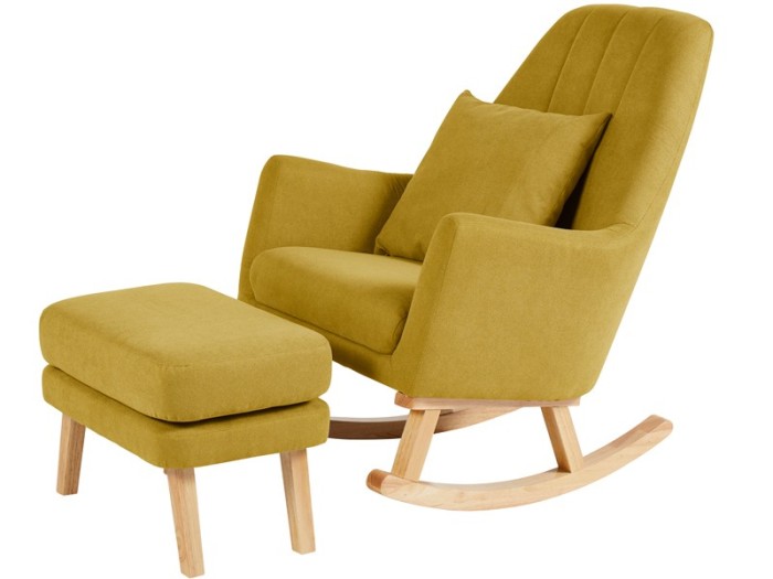 Ickle Bubba Eden Deluxe Nursery Chair and Stool | Baby Snooze