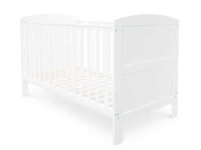 Ickle Bubba Coleby Classic Cot Bed - White | Baby Snooze