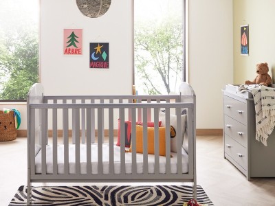 Babymore Aston 2 Piece Room Set - Grey | Baby Snooze