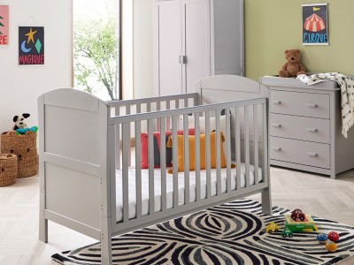 Babymore Aston 3 Piece Room Set - Grey | Baby Snooze