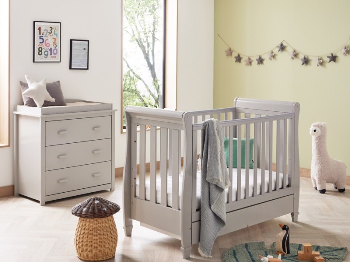 Babymore Eva 2 Piece Room Set - Grey | Baby Snooze