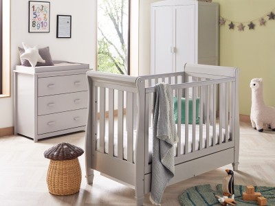 Babymore Eva 3 Piece Room Set - Grey | Baby Snooze