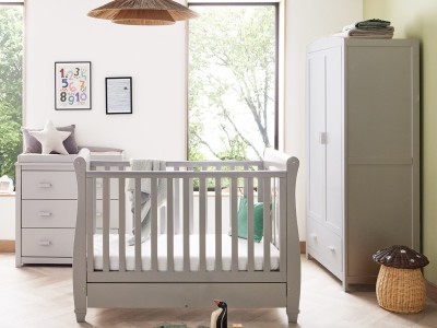 Babymore Eva 3 Piece Room Set - Grey | Baby Snooze