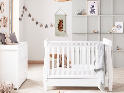 Babymore Eva 2 Piece Room Set - White | Baby Snooze