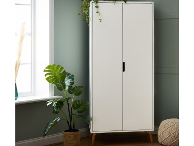Obaby Maya Double Wardrobe - White | Baby Snooze