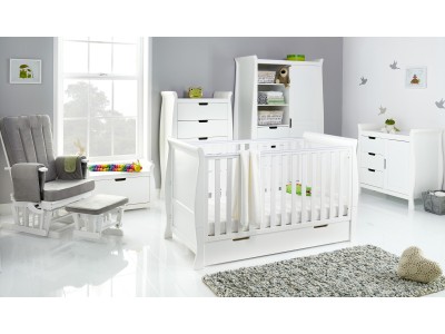 Stamford Classic 5 Piece Room Set - White | Obaby