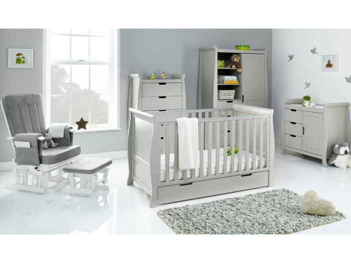Stamford Classic 5 Piece Room Set - Warm Grey | Obaby