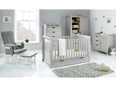 Stamford Classic 5 Piece Room Set - Warm Grey | Obaby
