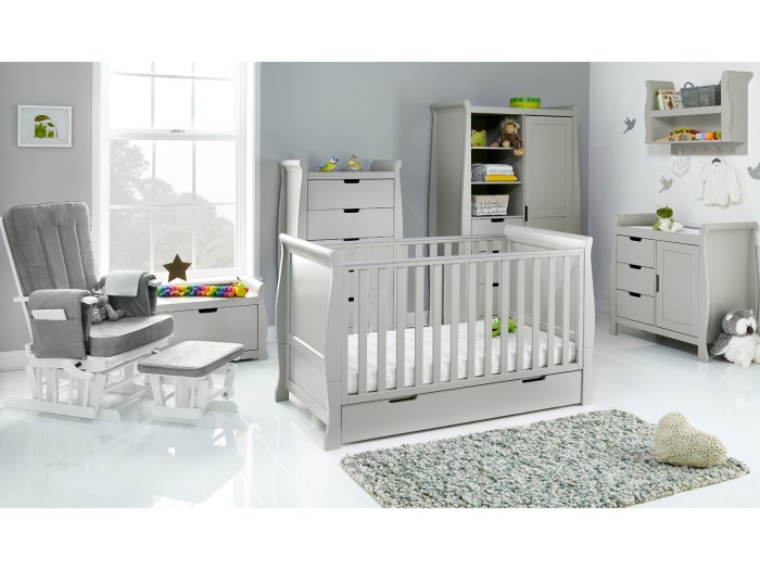 Stamford Classic 7 Piece Room Set - Warm Grey | Obaby