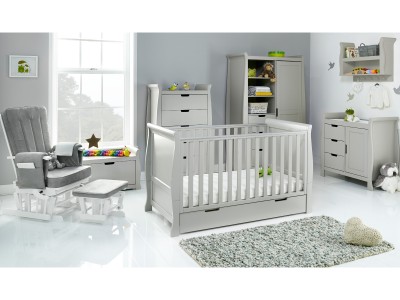 Stamford Classic 7 Piece Room Set - Warm Grey | Obaby