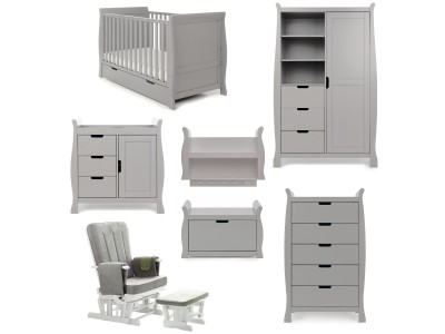 Stamford Classic 7 Piece Room Set - Warm Grey | Obaby