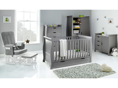Stamford Classic 5 Piece Room Set - Taupe Grey | Obaby
