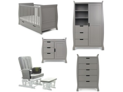 Stamford Classic 5 Piece Room Set - Taupe Grey | Obaby
