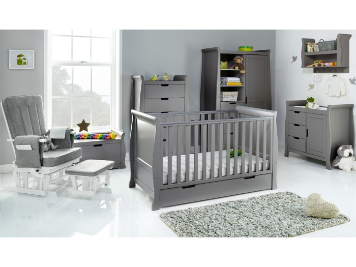 Stamford Classic 7 Piece Room Set - Taupe Grey | Obaby