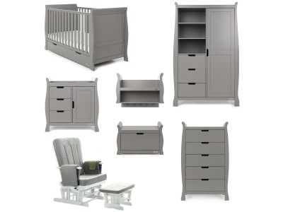Stamford Classic 7 Piece Room Set - Taupe Grey | Obaby