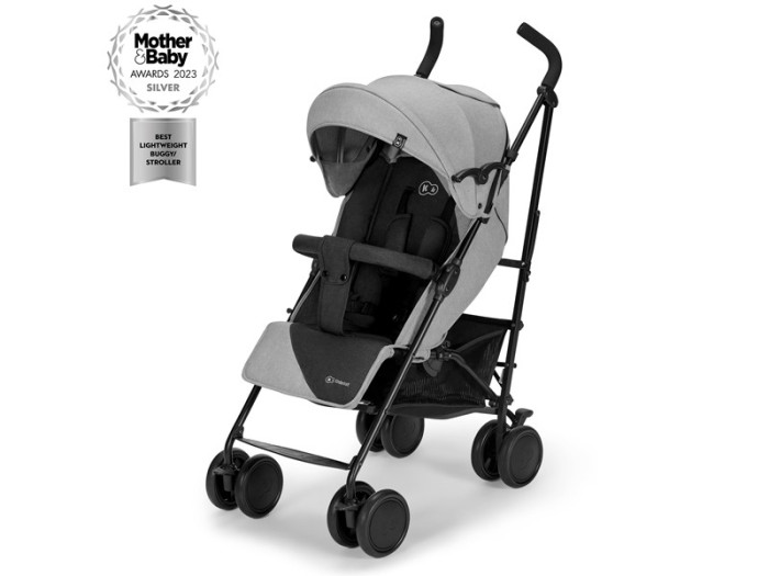 Kinderkraft Siesta pushchair - Grey | Baby Snooze