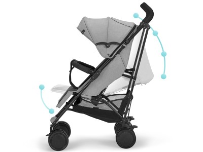 Kinderkraft Siesta pushchair - Grey | Baby Snooze