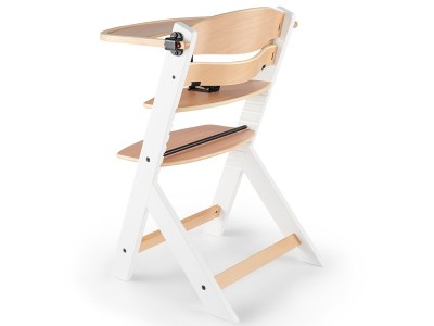 Kinderkraft Enock High chair - White/Natural | Baby Snooze