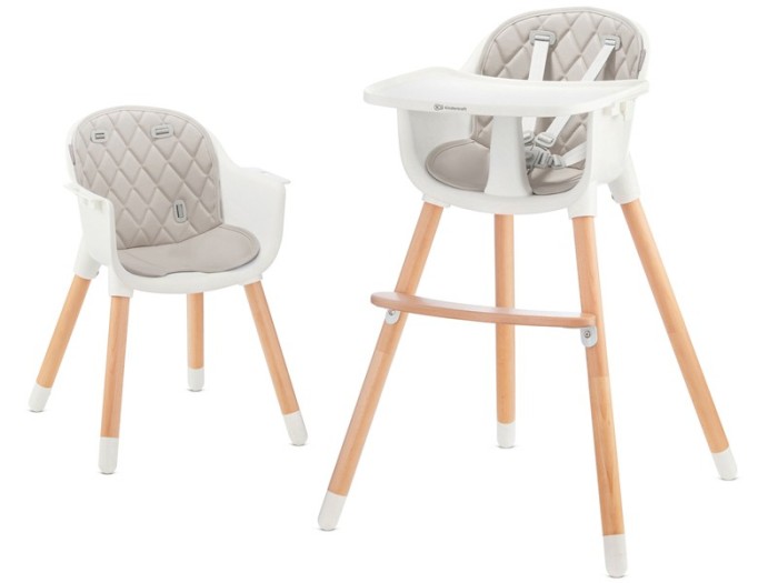 Kinderkraft Sienna high chair - Grey | Baby Snooze