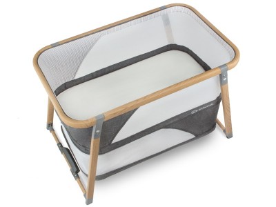 Sofi travel cot with playpen function - Grey | Kinderkraft