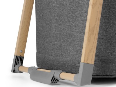 Sofi travel cot with playpen function - Grey | Kinderkraft