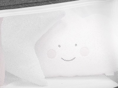 Sofi travel cot with playpen function - Grey | Kinderkraft