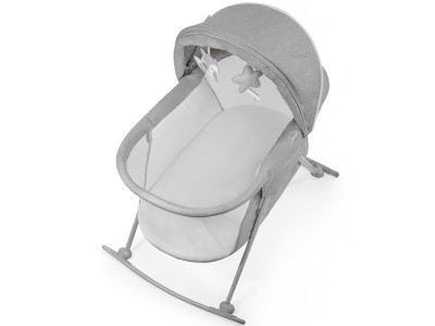 Kinderkraft Lovi Baby cot/basket - Grey | Baby Snooze