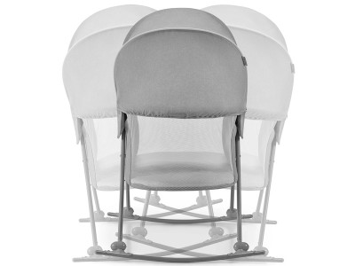 Kinderkraft Lovi Baby cot/basket - Grey | Baby Snooze