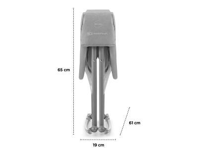 Kinderkraft Lovi Baby cot/basket - Grey | Baby Snooze